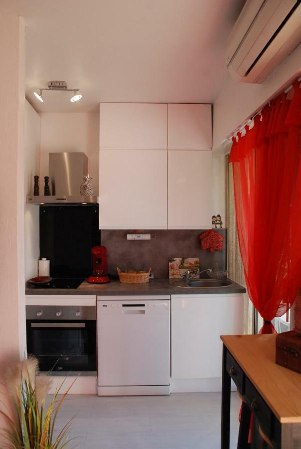 Studio - Juan Les Pins - Proximite Plages Antibes Eksteriør billede